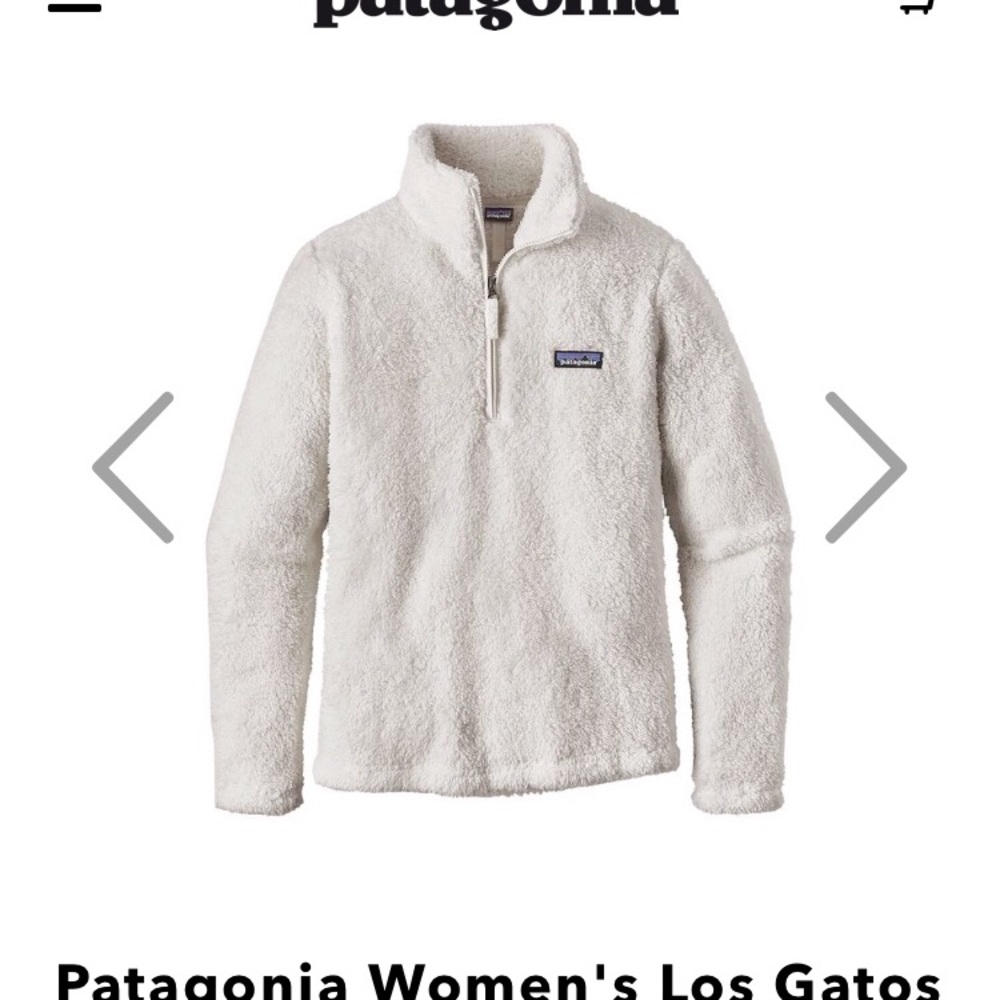 Patagonia women’s Los gato 1/4 zip fleece - small